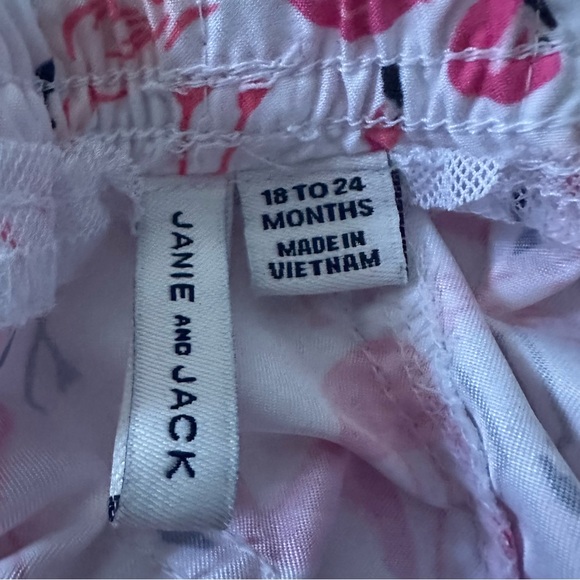 Janie and Jack boy’s flamingo board shorts for swimming or water play - Picture 5 of 5